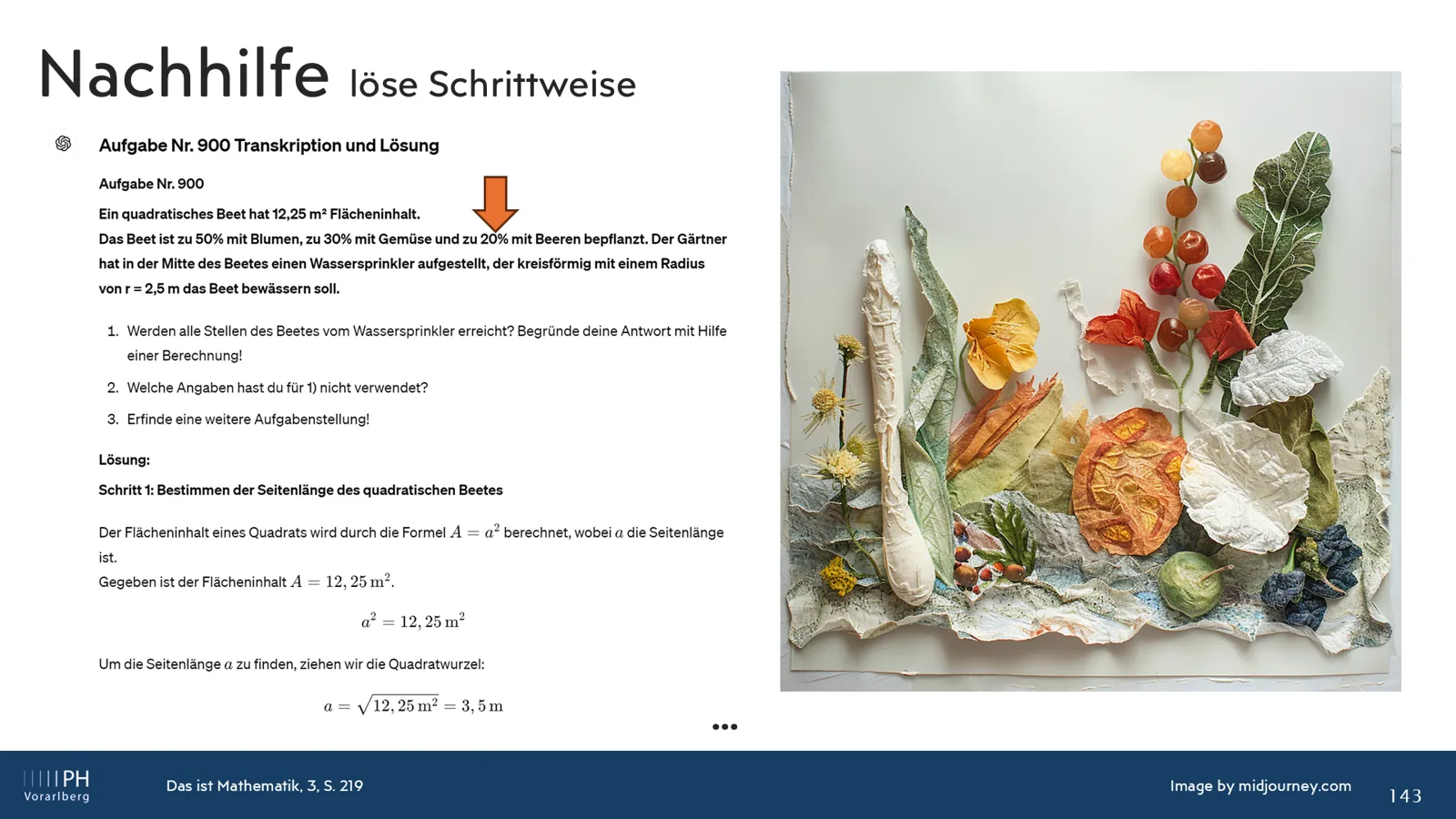 Schritt für Schritt lösen