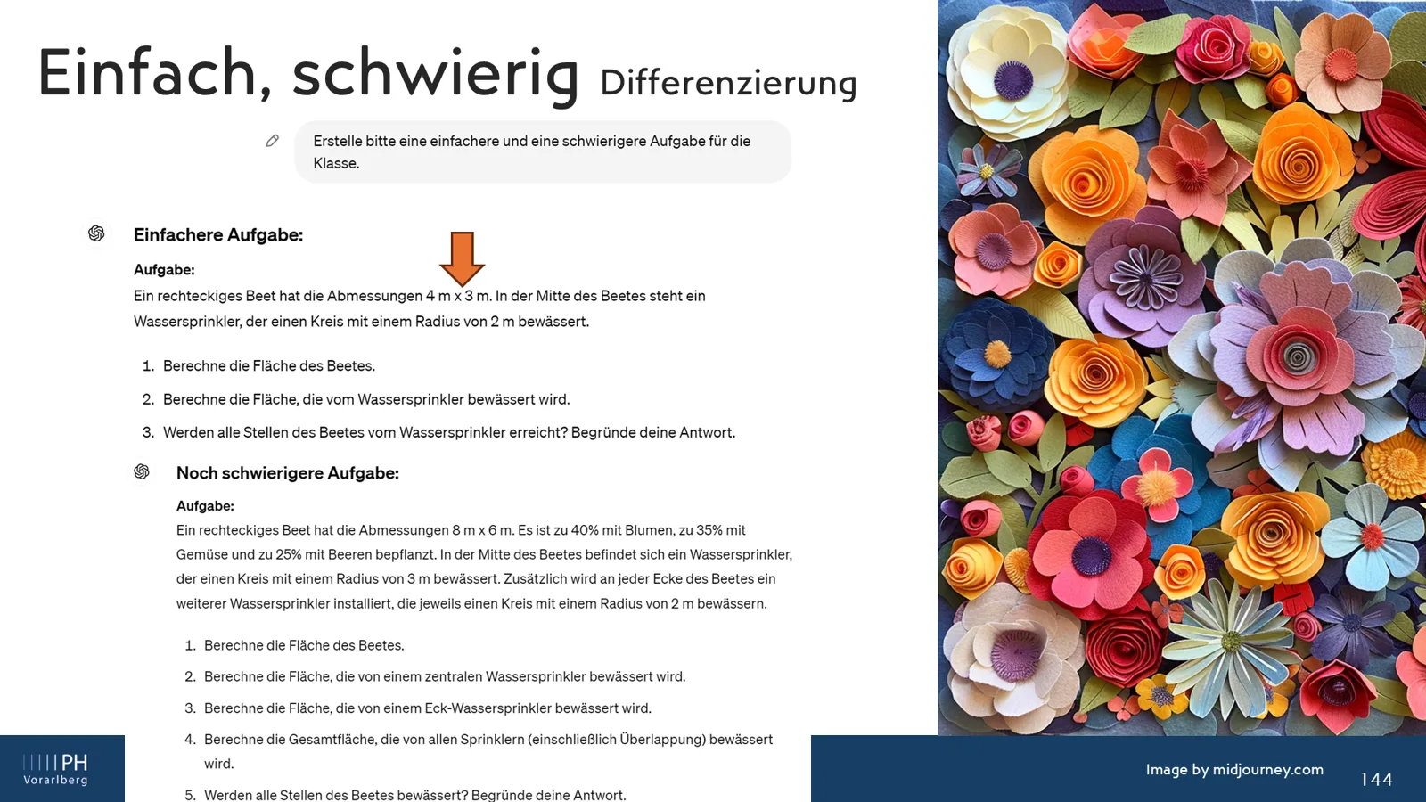 Einfacher und schwieriger