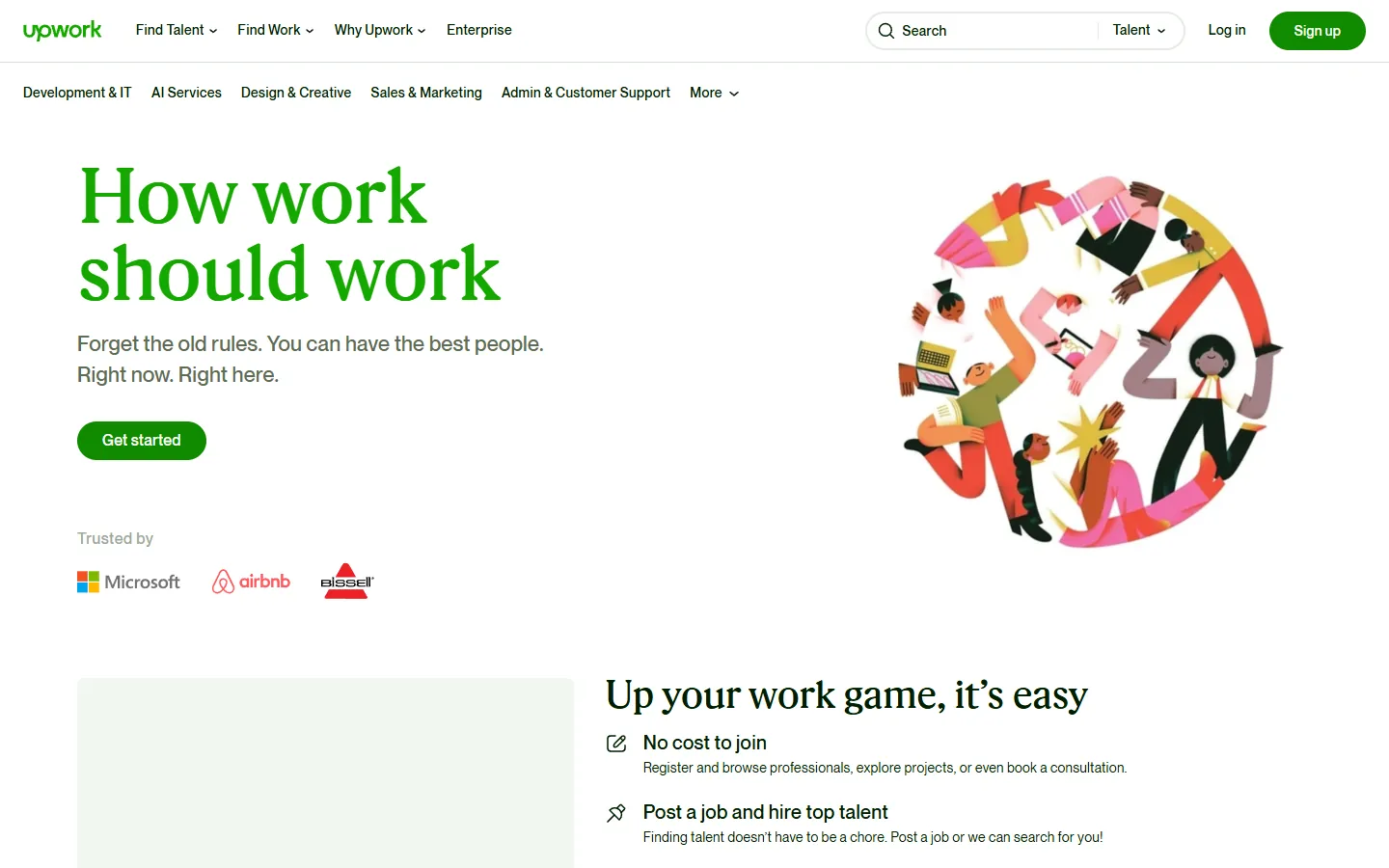 Startseite Upwork: How work should work